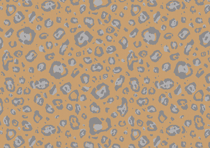 Leopard Luxe, Mustard - Roller Blind - Image 6